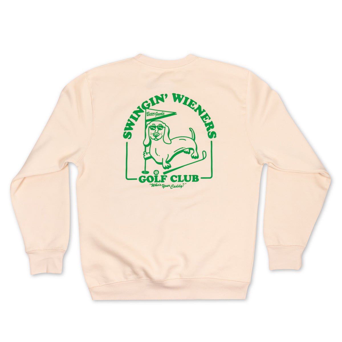 swingin' wieners golf club unisex crew sweatshirt