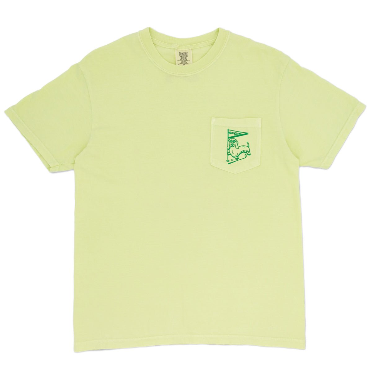 swinginÃ¢â‚¬â„¢ wieners golf club unisex pocket tee | birdie green