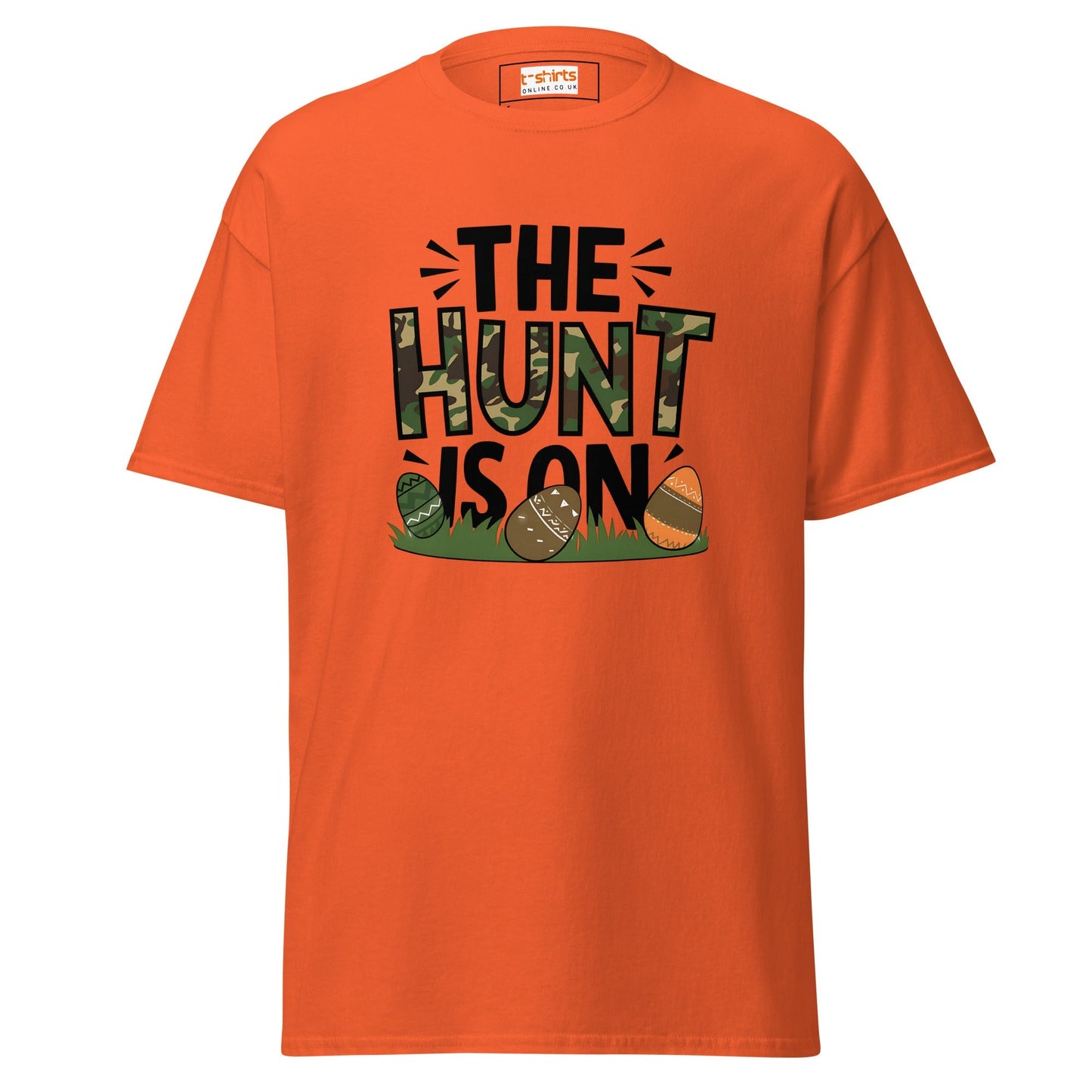 The Hunt Is On TÃ¢â‚¬â€˜Shirt Ã¢â‚¬â€œ Easter Egg Hunt Graphic Tee for Spring Fun