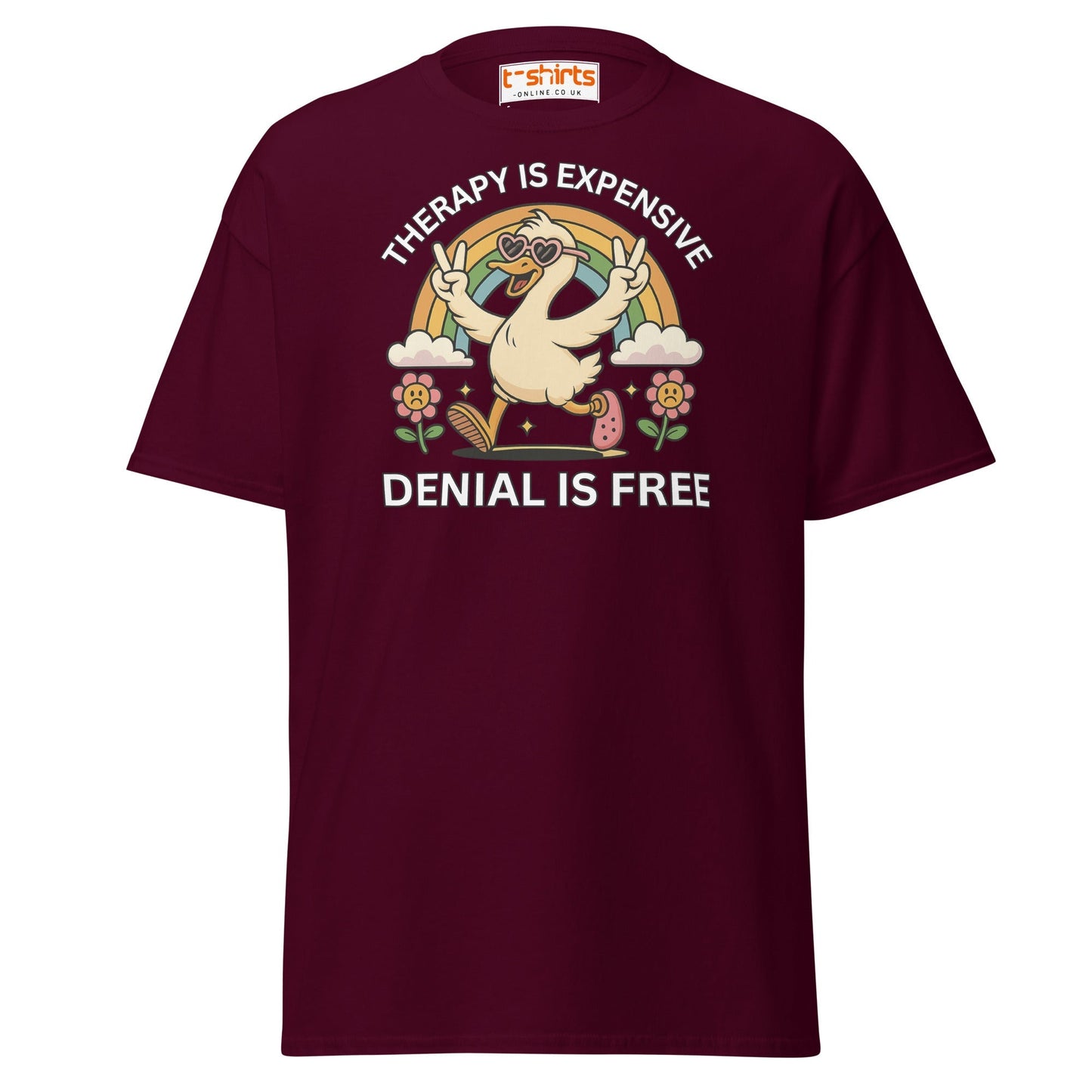 Therapy Is Expensive Tee Ã¢â‚¬â€œ Funny Denial Duck Shirt