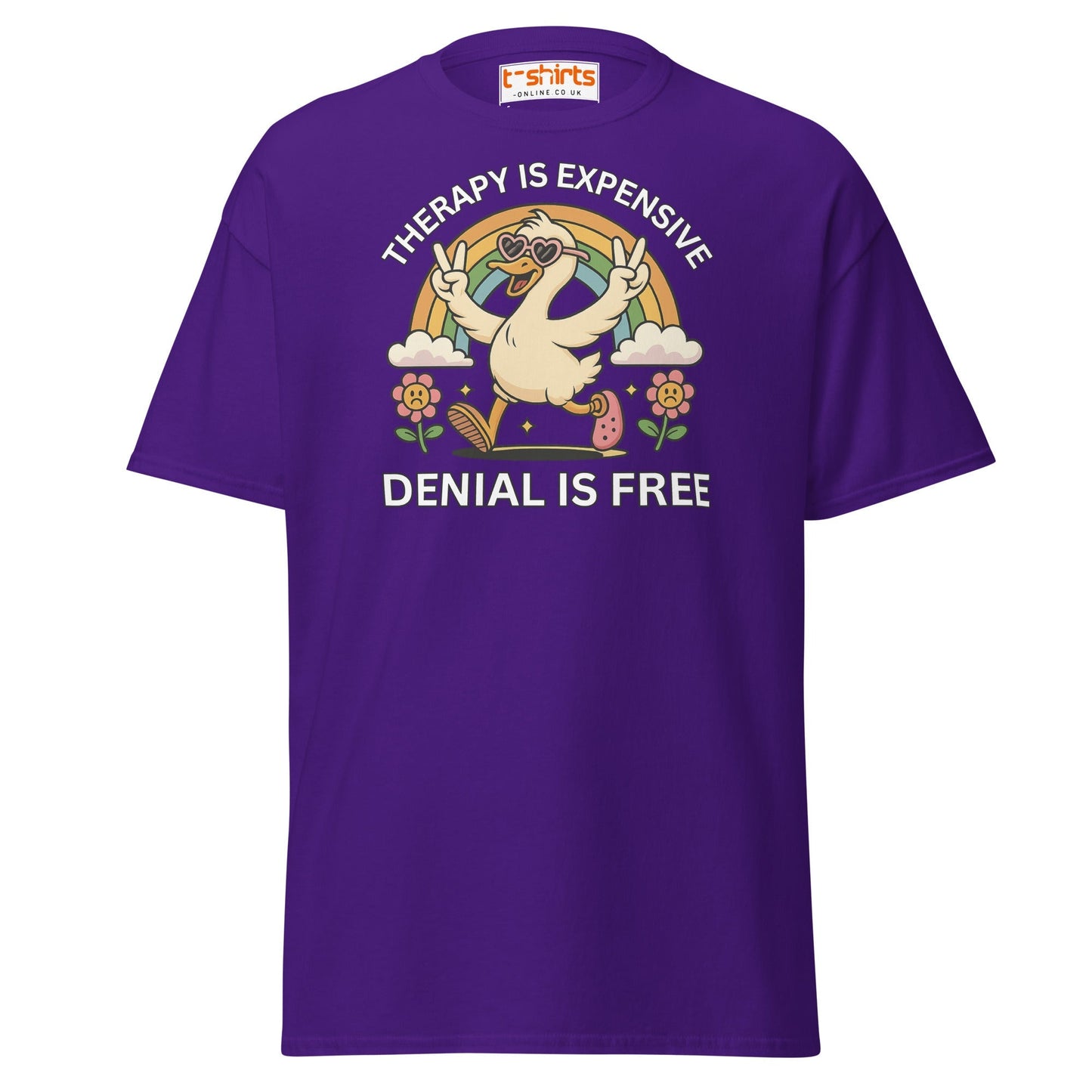 Therapy Is Expensive Tee Ã¢â‚¬â€œ Funny Denial Duck Shirt