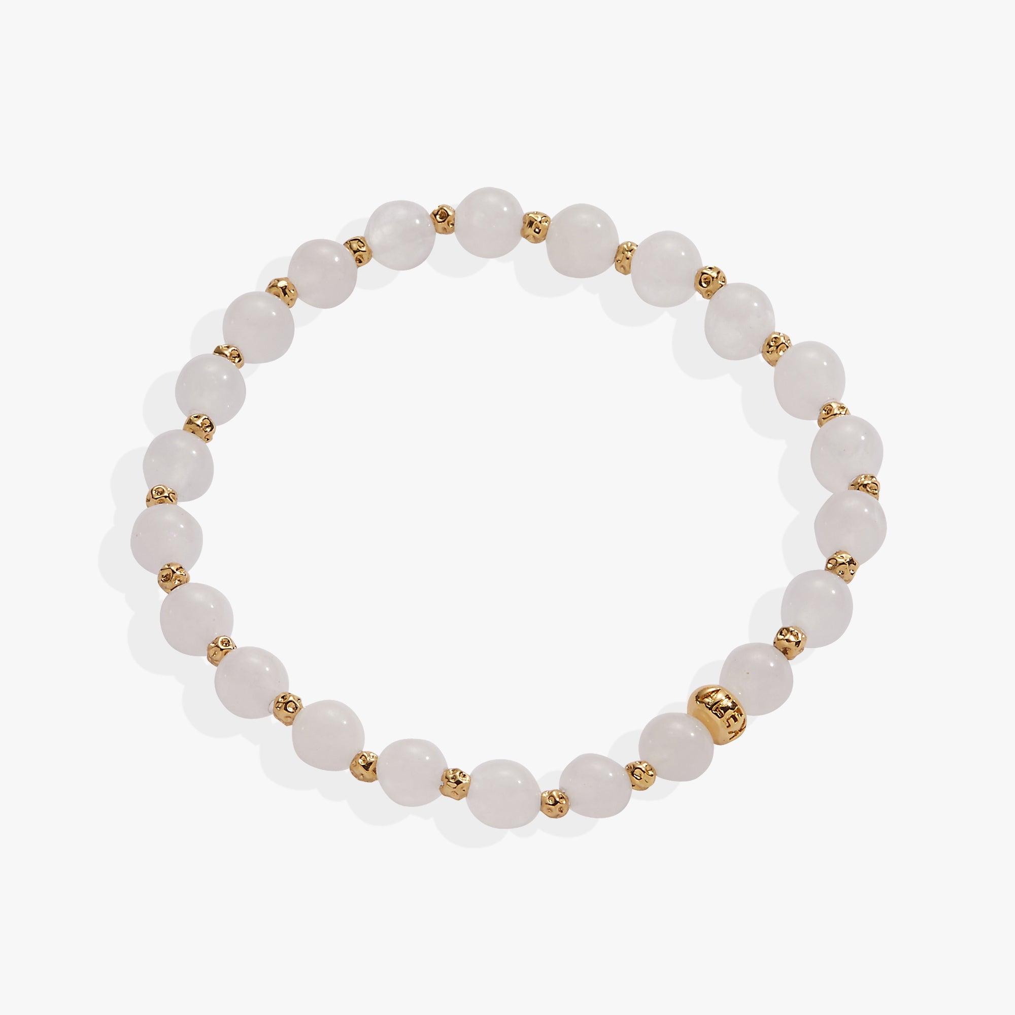 White Jade Healing Stone Stretch Bracelet