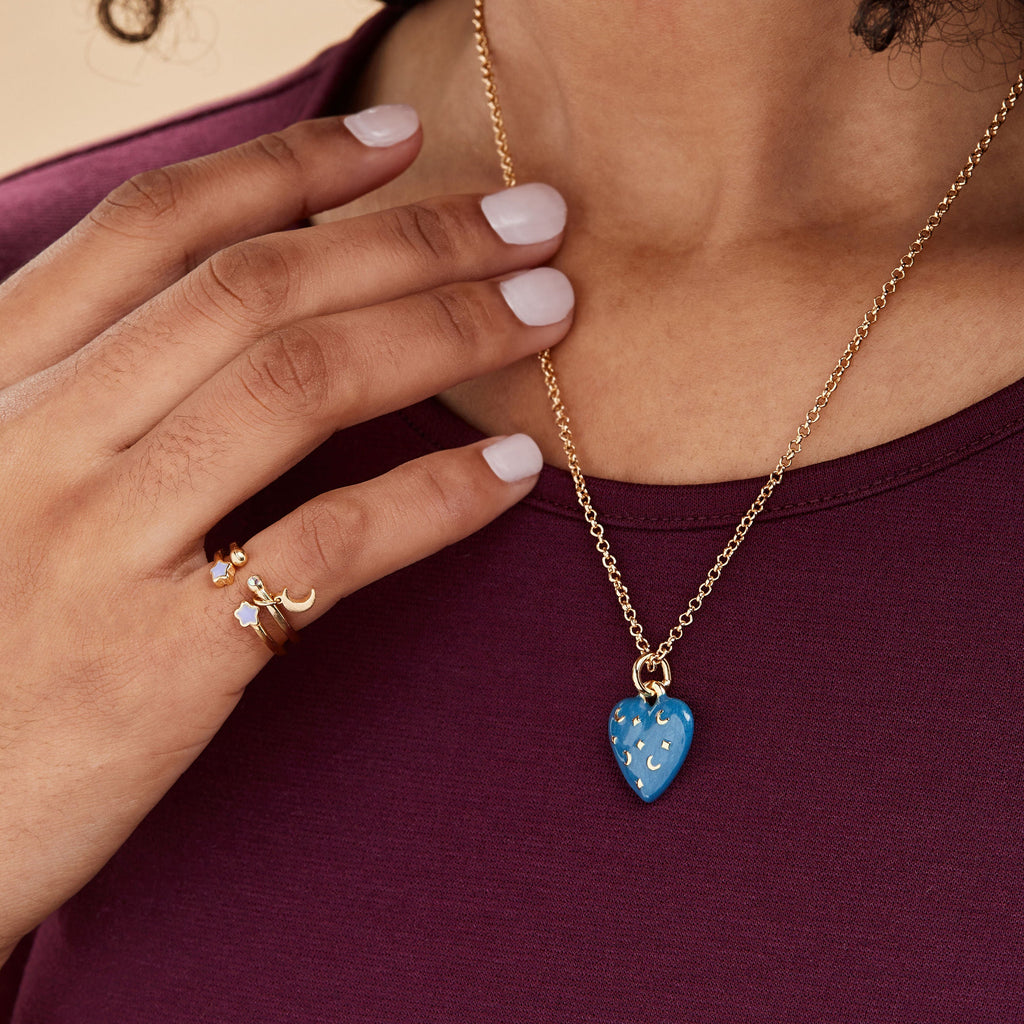 Wish Upon a Star Necklace + Ring Set