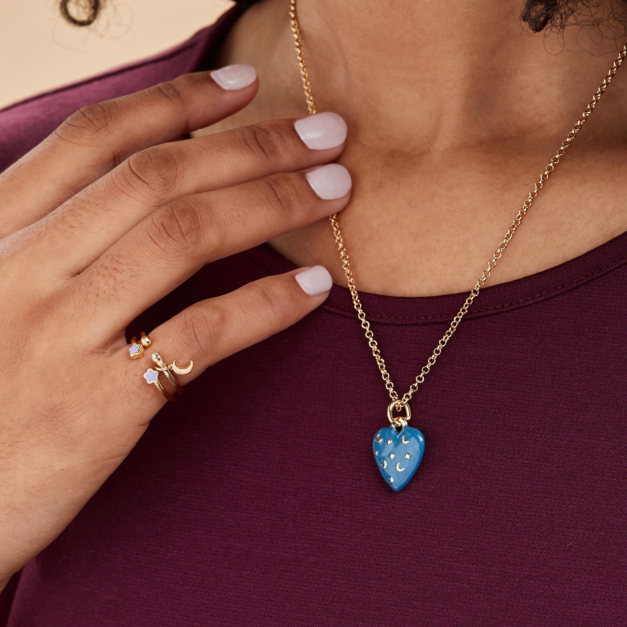 Wish Upon a Star Necklace + Ring Set